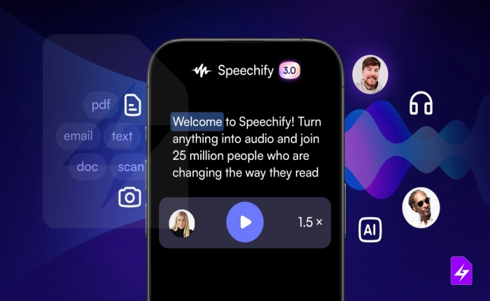 speechify چیست؟ تبدیل متن به صدا با هوش مصنوعی