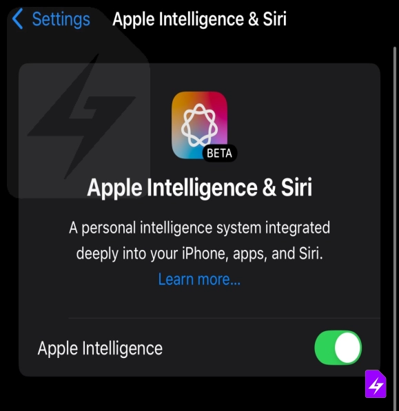 نحوه فعال کردن هوش مصنوعی اپل (Apple Intelligence) 