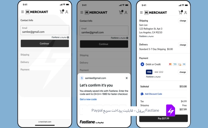 Fastlane پی‌پال – قابلیت پرداخت سریع Paypal