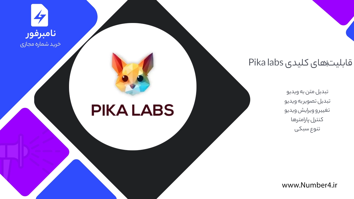 قابلیت‌های کلیدی Pika labs: جعبه ابزار خلاقیت شما