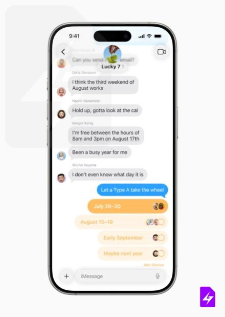 ویژگی‌های جدید iOS 26 در اپلیکیشن Messages