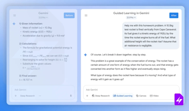 قابلیت Guided Learning جمینی چگونه کار می‌کند؟